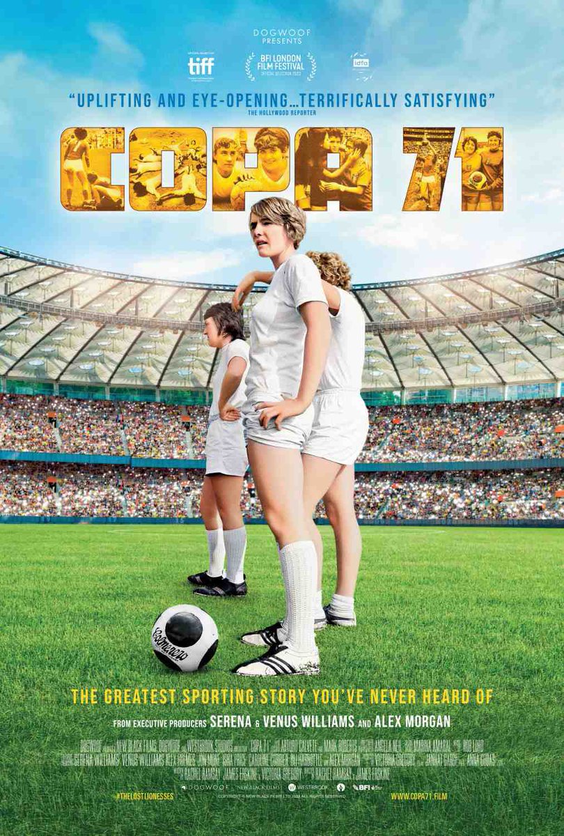 Latest podcast episode is live! 

We chat about the new documentary Copa71, all about the 1971 unofficial Women’s World Cup. 

We also hear from the directors James Erskine and @Rachel_Ramsay 

With @FloydTweet, @jessyjph and @beckytaylorgill 🍿

🔗spotify.link/bluwfRH9LHb