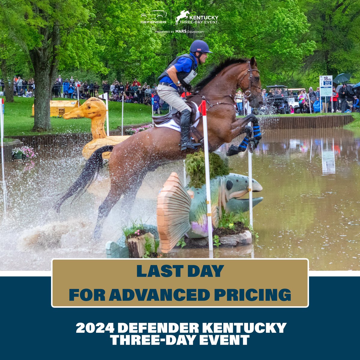 Today is the last day for Advanced Pricing on tickets. 🎟️ kentuckythreedayevent.com/tickets