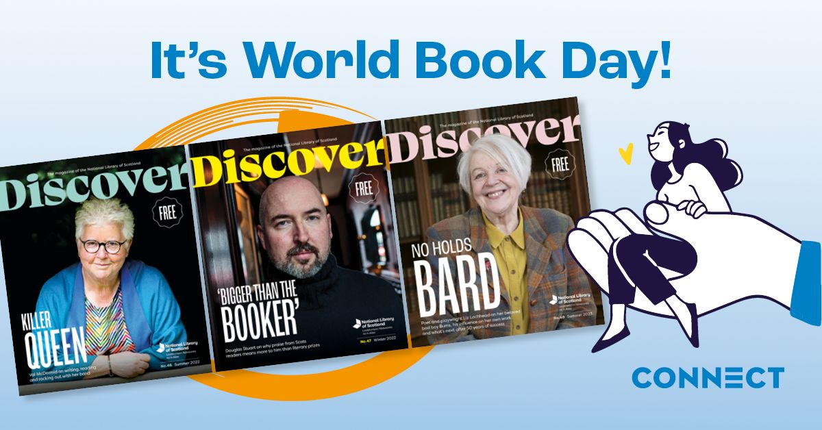Connect (@connectcomms) on Twitter photo This #WorldBookDay, we reflect on our interviews for <a href="/natlibscot/">National Library of Scotland</a>'s Discover magazine with some of the UK's best-selling writers — including @ValMcDermid, <a href="/Doug_D_Stuart/">Douglas Stuart</a>, Liz Lochhead and <a href="/DavidOlusoga/">David Olusoga</a>.
ℹ️ Read more: buff.ly/3IoedCC This #WorldBookDay, we reflect on our interviews for <a href="/natlibscot/">National Library of Scotland</a>'s Discover magazine with some of the UK's best-selling writers — including @ValMcDermid, <a href="/Doug_D_Stuart/">Douglas Stuart</a>, Liz Lochhead and <a href="/DavidOlusoga/">David Olusoga</a>.
ℹ️ Read more: buff.ly/3IoedCC