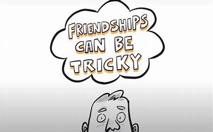 Sometimes people pretend to be our friend. Sometimes friendships can be harmful. Tricky Friends is a short film about how to get help if you need it. Watch our animation; Tricky Friends youtube.com/watch?v=eE249C…