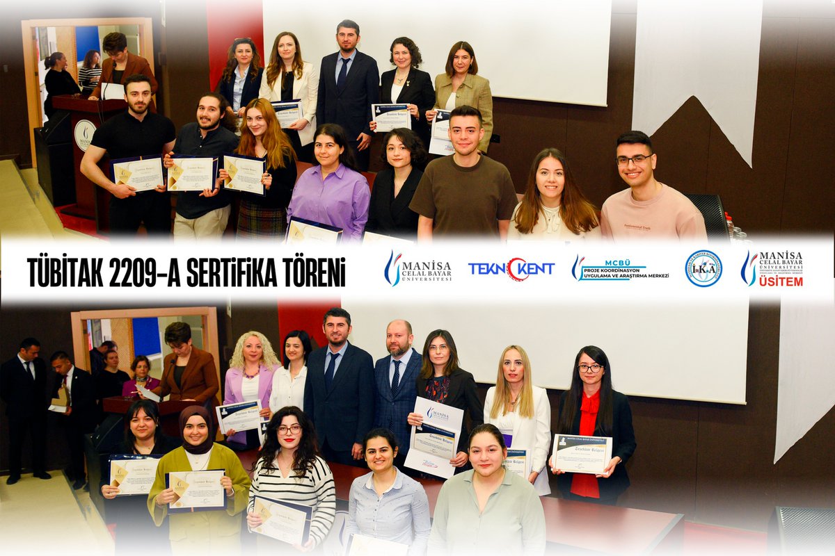mcbu1992's tweet photo. #TÜBİTAK 2209 Sertifika Töreni Prof. Ümit Doğay Arınç Kültür Merkezi'nde gerçekleşti

@tubitak @profhasanmandal @RanaKibar_ @mcbuproje #ManisaCelalBayarÜniversitesi #ProfDrRanaKibar #MCBÜrektör #MCBÜ #MCBÜöğrenci #MCBÜproje https://t.co/iCRr9M45eg