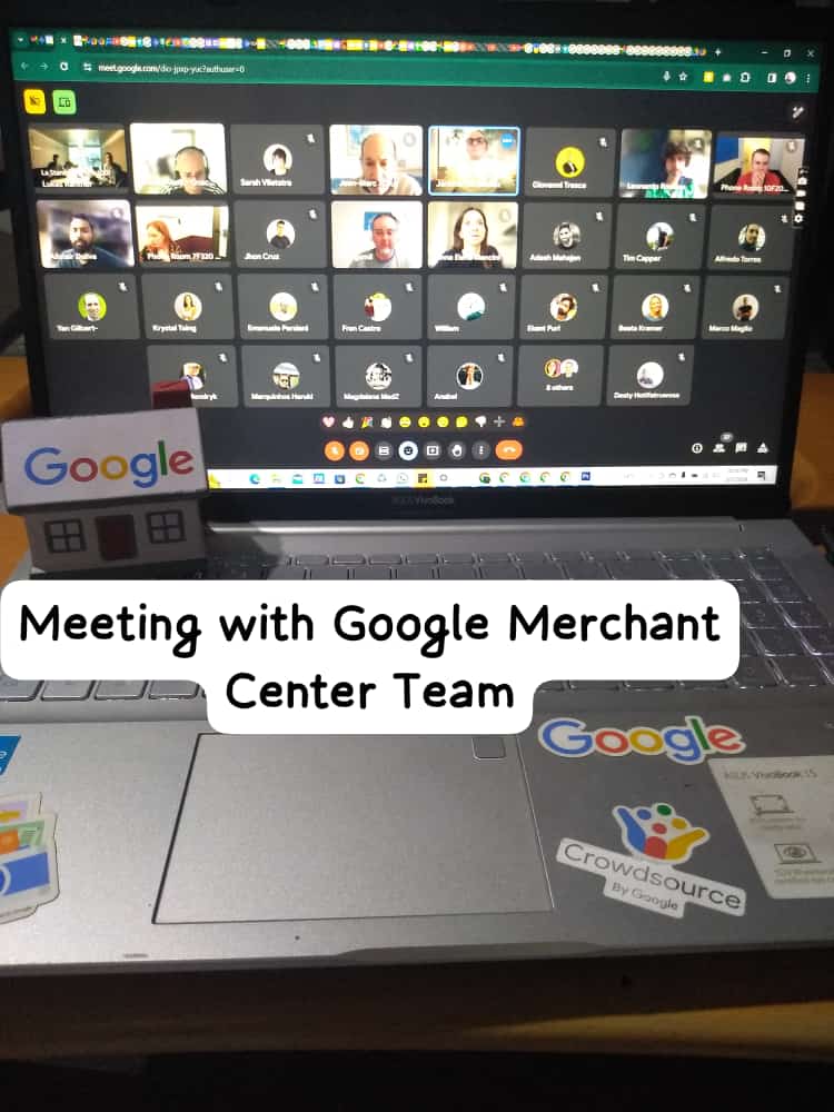 I joined a great meeting with the @googlemerchants team and @GooglePEProgram fellows. It's very insightful, I learned a lot. 😊 And 30 minutes only is not enough, guys! 🤭 I hope there will be another session soon after this. #GoogleProductExperts