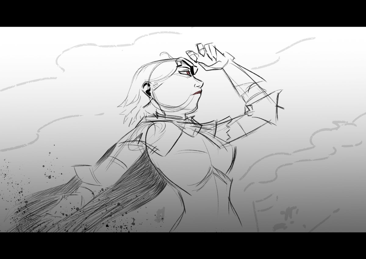 Argoset1's tweet photo. Here's a life drawing turned into a film frame! What do you think is happening in the scene? #lifedrawing https://t.co/7CFhbFcoQh