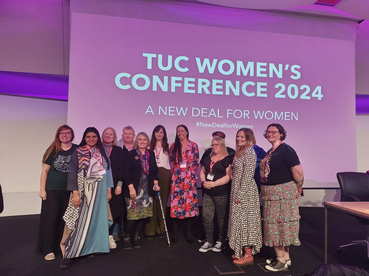 NEU delegation #newdealforwomen