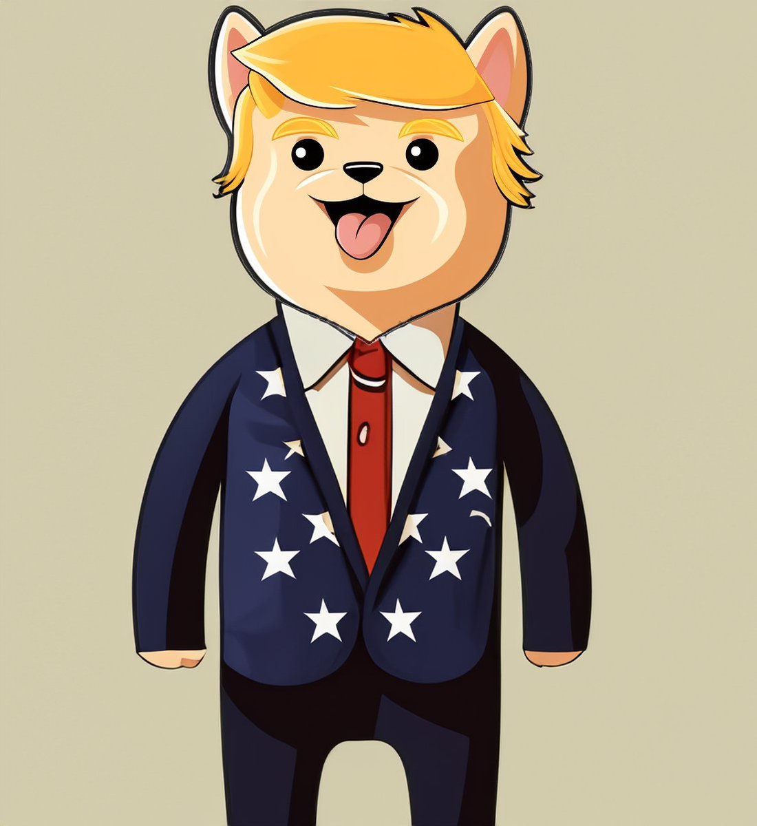 TrumpInuCoin's tweet photo. Orange dog good. https://t.co/NaElpcQ27q