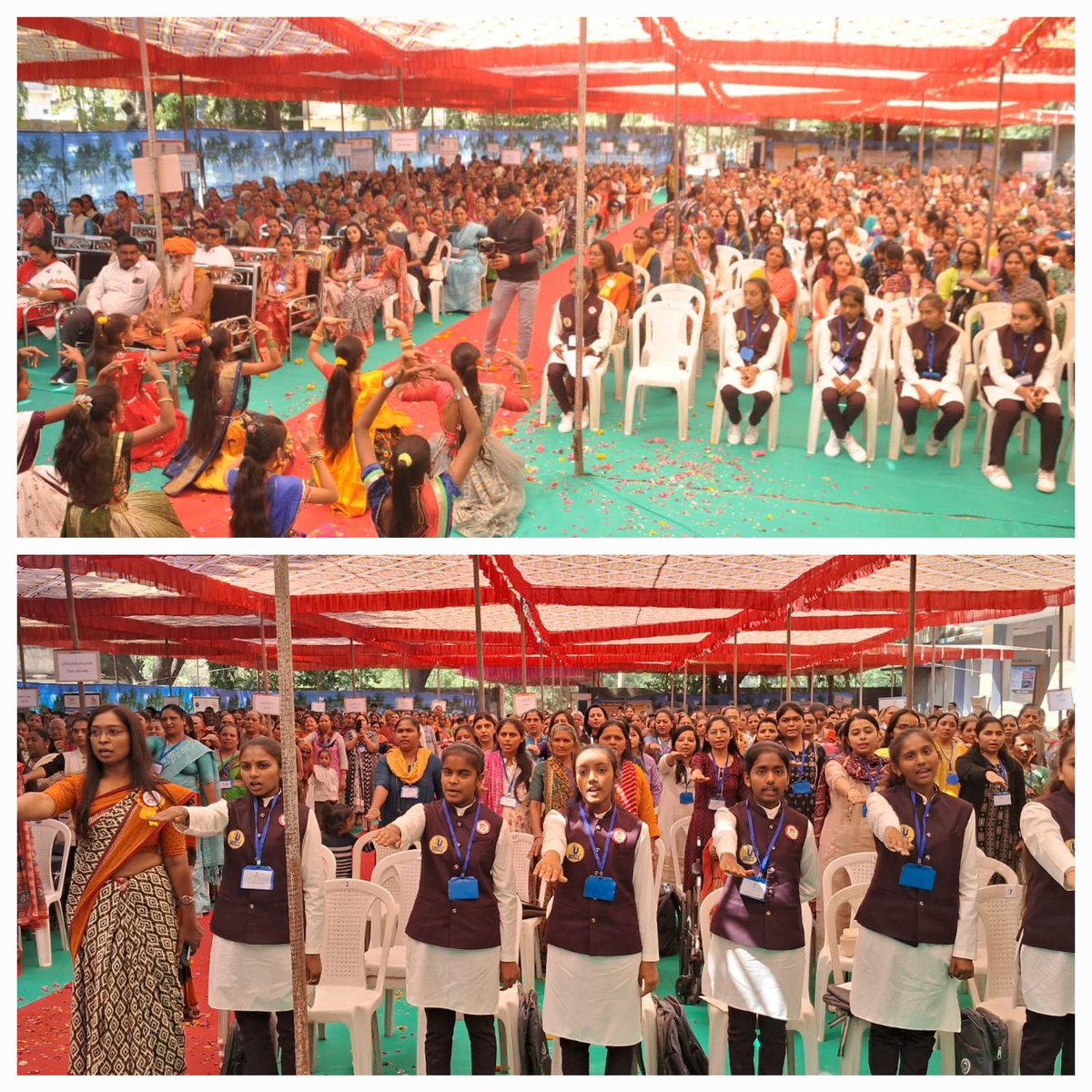 DDORAJKOT1's tweet photo. આંતર રાષ્ટ્રીય મહિલા દિવસની ઉજવણી નિમિત્તે ગોંડલ તાલુકાનું આદર્શ દીકરી ગામ પાટીદડ ખાતે જિલ્લા કક્ષાનો કાર્યક્રમ યોજાયો.વિવિધ ક્ષેત્રમાં પોતાનું વિશિષ્ટ પ્રદાન દેનાર મહિલાઓને સન્માનિત કરવામાં આવ્યા. @CollectorRjt @CMOGuj @BhanubenMLA @kunvarjibavalia @RaghavjiPatel https://t.co/3yXlLgUK0w