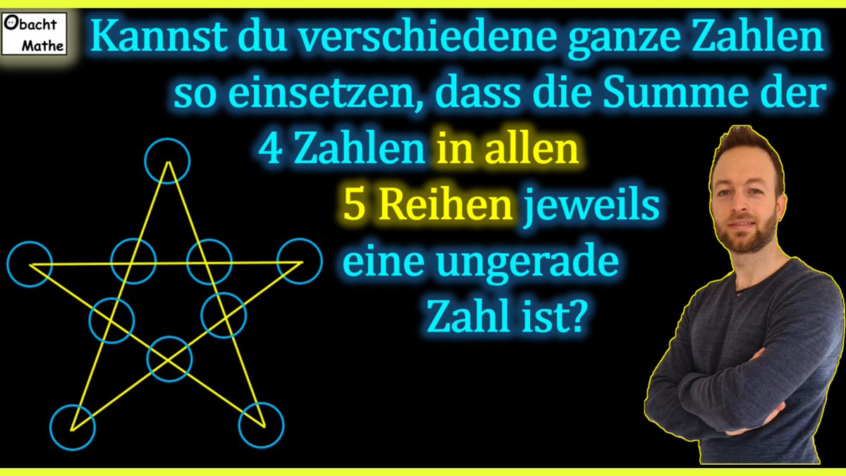 Rätsel: Ist diese Aufgabe lösbar für dich?!

youtube.com/watch?v=rKqjzo…

#Mathe #brainteaser #Lernvideos #twitterlehrerzimmer #twitterkollegium #lehrerbildung #schule #flippedlearning #rätsel #bayernedu #mathelehrer #twlz #lehrer #matherätsel #quiz