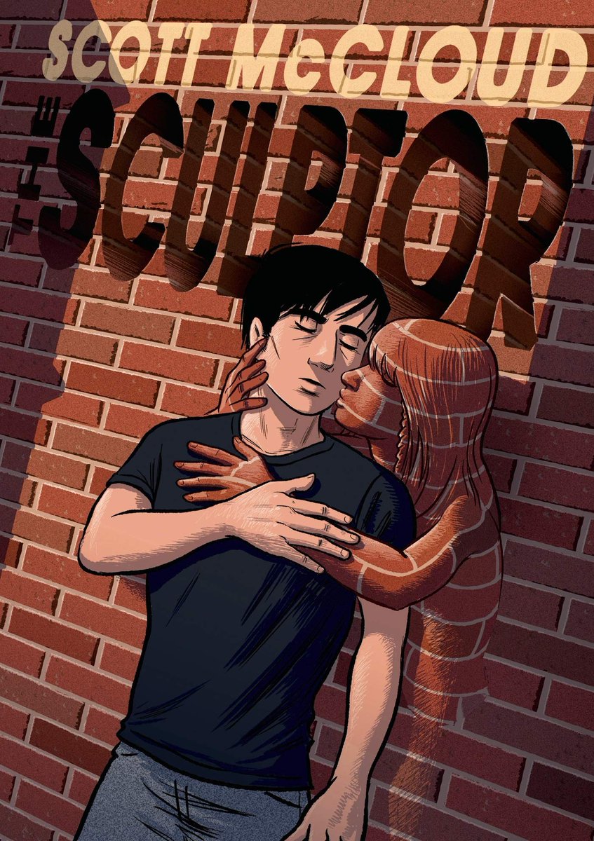 The Sculptor (Hardcover) by Scott McCloud Thanks to a deal with Death, the young sculptor, David Smith, gets his childhood wish: to sculpt anything he can imagine with his bare hands. ON SALE HERE: amazon.com/dp/1596435739?… #scottmccloud #thesculptor #graphicnovels