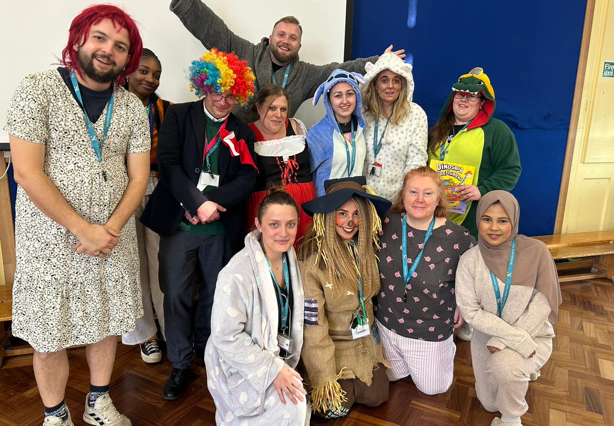 A few of our wonderful staff in their #WorldBookDay2024 costumes! #WeDreamBig #TeamPelham @trustilluminate