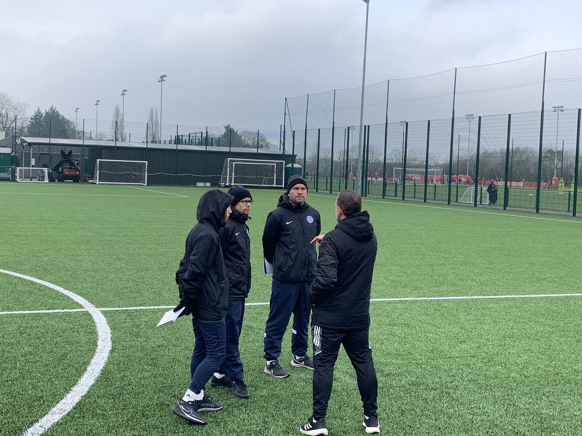 🏴󠁧󠁢󠁷󠁬󠁳󠁿🤝🇪🇪 Excited to welcome representatives from the @EstoniaFoo37110 Coach Education team to Wales as we collaborate on sharing best practices in grassroots coach education. 🌍⚽ #TogetherStronger