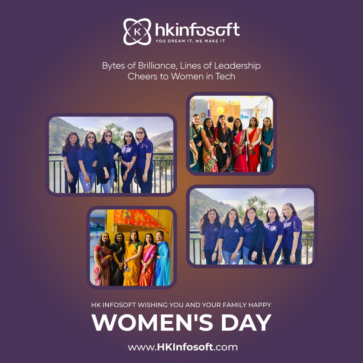 hkinfosoft's tweet image. 🌸 Celebrating HKInfosoft&apos;s inspiring women on #IWD2024! 👩‍💻 Swipe left to meet the faces behind innovation. Your dedication fuels our success. Cheers to you! 🥂💙 #WomenInTech #HKInfosoft #DiversityInnovation