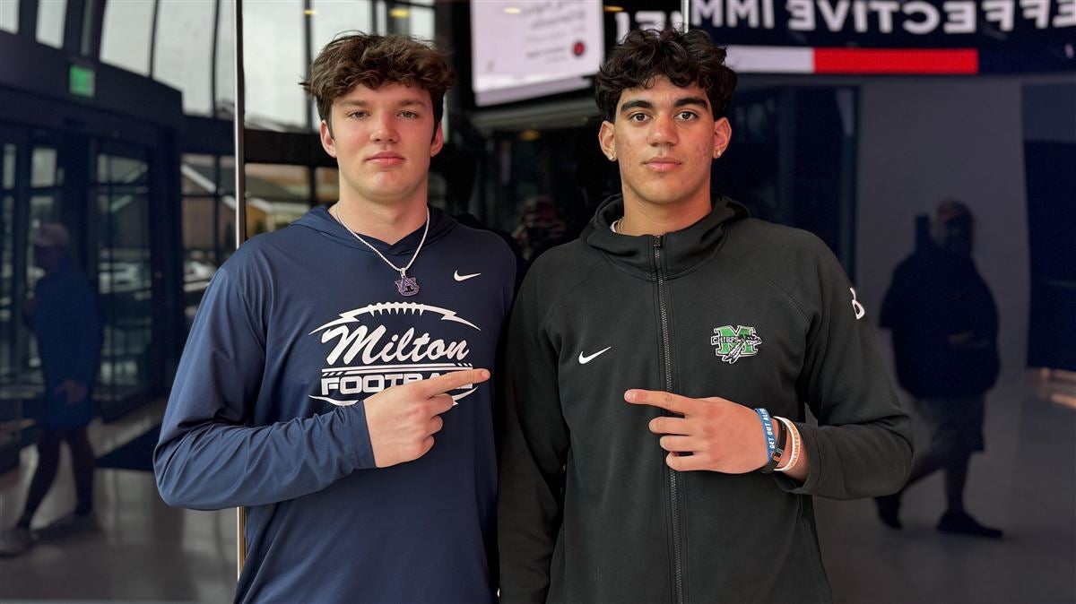 247Sports national recruiting analyst Cooper Petagna breaks down Auburn's TE commits (VIP); 'In stature pretty similar and two complimentary skillsets... That’s what it comes down to when you’re building a position room, those guys have to be different.' 247sports.com/college/auburn…