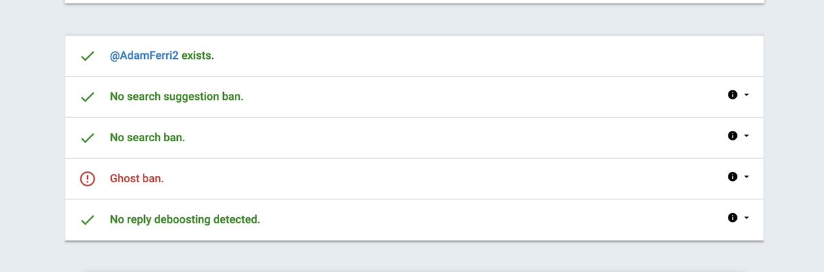 Just find out that I'm shadow banned on Twitter... hm..