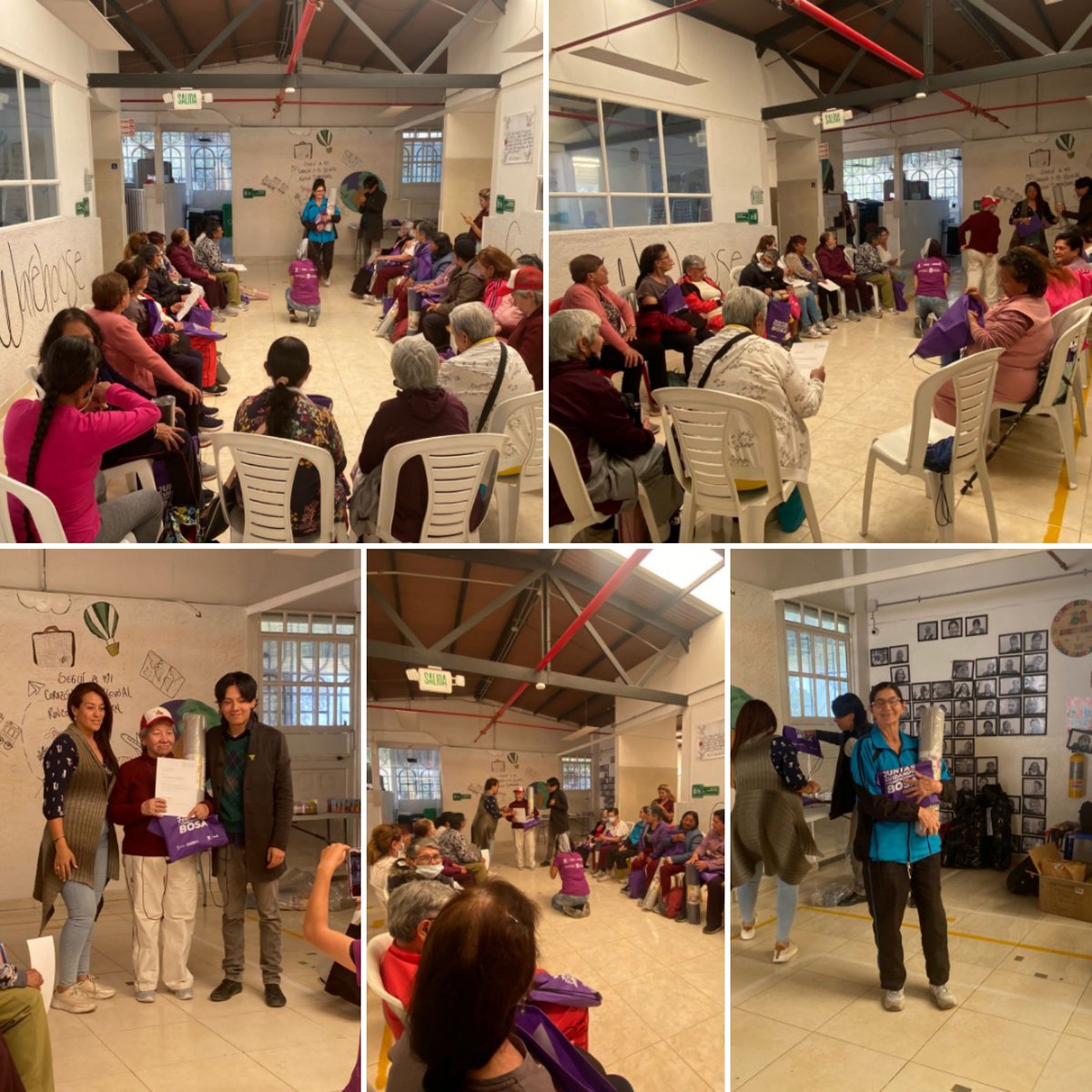 TeamCSRincon's tweet photo. Estamos desde el centro día Casa de la Sabiduria Rincon Intercultural en el marco de la semana de conmemoración del día de la mujer fortaleciendo los derechos de las MUJERES entregando certificados de participación UNAL #mujeresimparables #vejez #niunamenos
@integracionbta https://t.co/YNG3pJHfLa