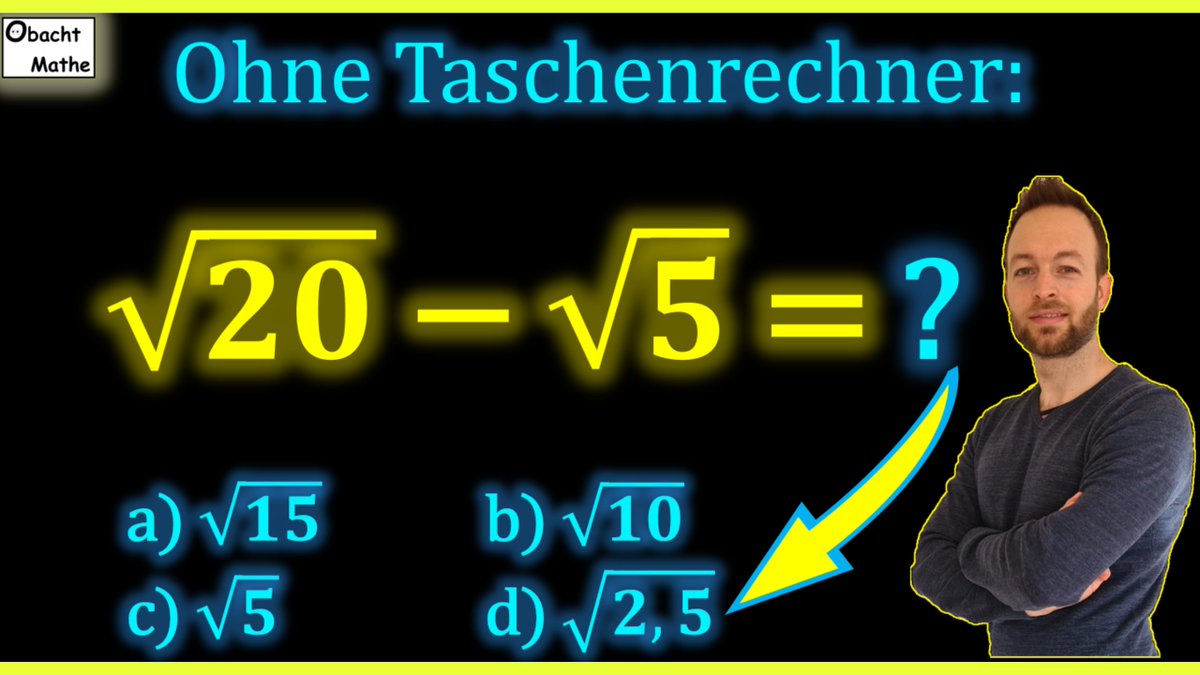 Kannst DU das noch oder hast du das nie gelernt?

youtube.com/watch?v=Rp64uj…

#Mathe #brainteaser #Lernvideos #twitterlehrerzimmer #twitterkollegium #lehrerbildung #schule #flippedlearning #rätsel #bayernedu #mathelehrer #twlz #lehrer #matherätsel #quiz