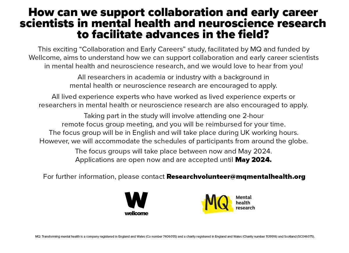 If this is for you, please apply. Flagging specifically for LE experts! @MQmentalhealth