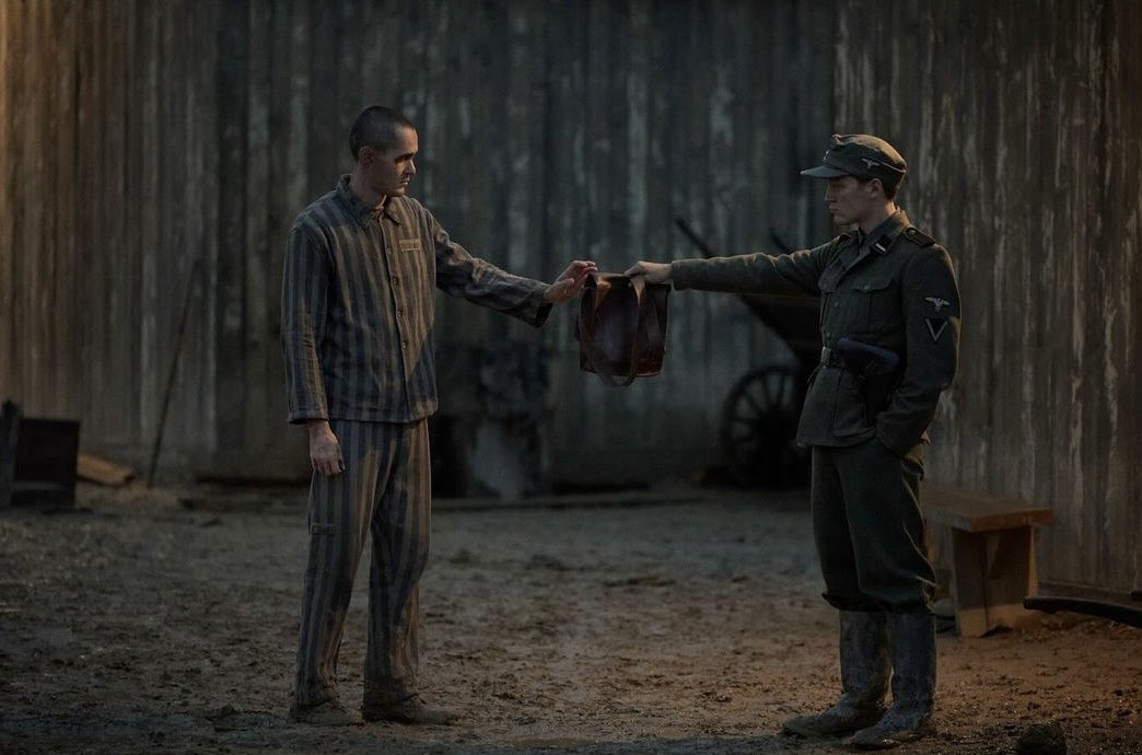 jhkdaily's tweet photo. New stills of Jonah Hauer-King in The Tattooist of Auschwitz. 

On Peacock May 2. https://t.co/zO9YDuOQds