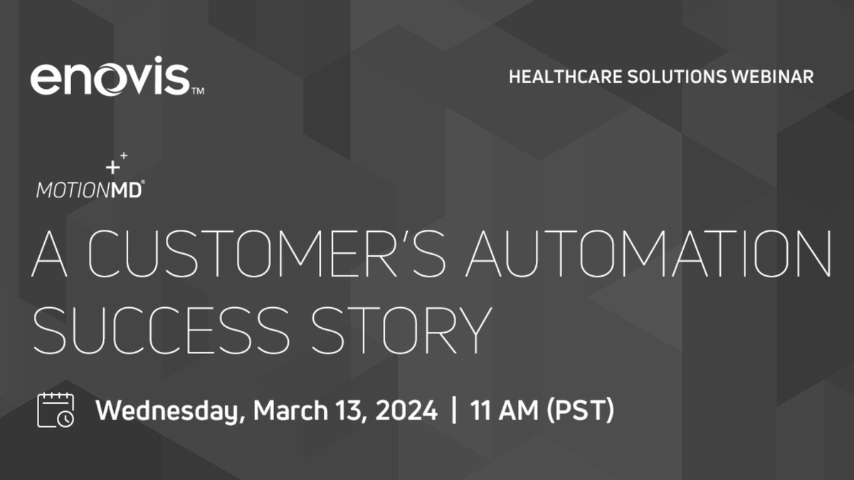 enovismedtech's tweet photo. Join #Enovis for our free webinar, A Customer’s Automation Success Story, March 13th at 11am PT. Discover how #MotionMD & the Enovis Healthcare Solutions team helped transform the #DME program at Steamboat Orthopaedics & Spine Institute. Register below ⬇️
https://t.co/iPMZMCivgn https://t.co/IeJtbRnphk