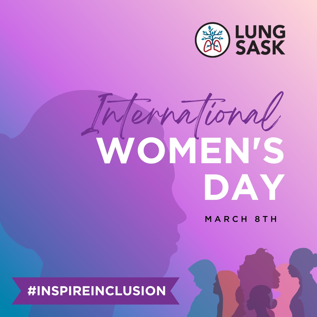 🎉Happy International Women's Day! ✨ Today we celebrate the remarkable women who are dedicated to improving lung health in SK. Thank you for making a difference! Together, let's #InspireInclusion and recognize the invaluable contributions of women everywhere. #IWD2024