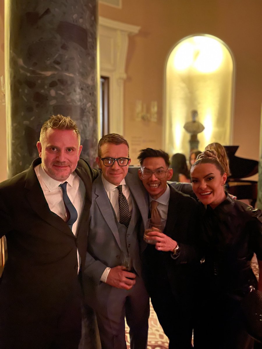 Please watch ‘The Gentleman’ on Netflix, out today. Here’s me with some friends from the cast @ the prem. So proud of the Actors in this show. I hope you enjoy it. ⁦ #thegentleman #casting