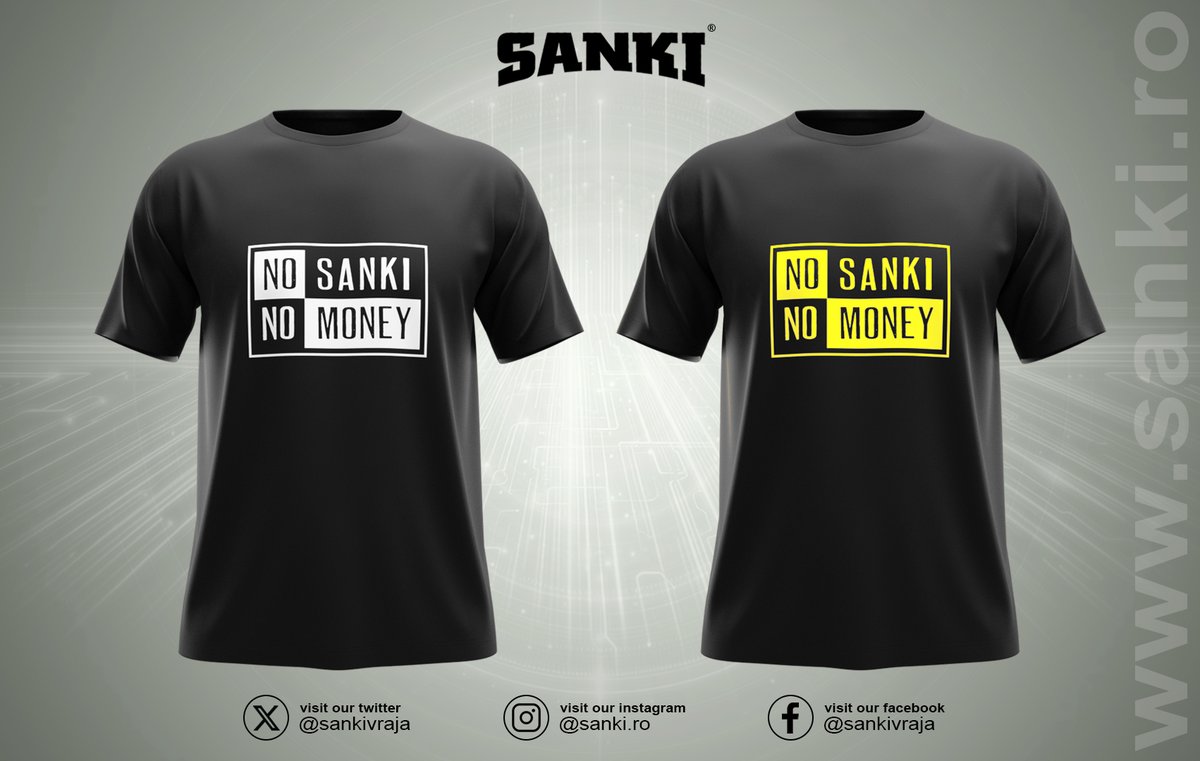 sankivraja's tweet photo. 💰 Like and retweet is a 222 $Sanki task reward.

#NoSanki #NoMoney
We are informing the community that 308 registered users will no longer receive rewards in our Bounty Program because they do not have a minimum of 11.100 $Sanki in their wallets.  🥲
However, 99 users will receive at least 3X the base reward as they have over 111.000 $Sanki in their wallets.

Btw, which design do you prefer? White or Yellow?

#sanki 
The Team
https://t.co/B1sOiPWbru