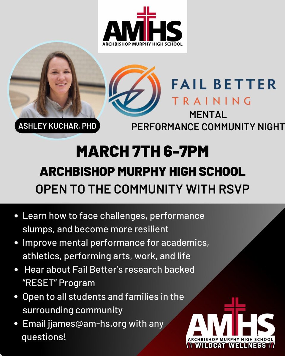 Jordan James (@coachjordansc) on Twitter photo Super excited to welcome Ashley Kuchar from <a href="/FailBetterTrng/">Fail Better Training</a> to AMHS tonight. Free event with RSVP to the community. Please RSVP here - tinyurl.com/5n6d5ysp Super excited to welcome Ashley Kuchar from <a href="/FailBetterTrng/">Fail Better Training</a> to AMHS tonight. Free event with RSVP to the community. Please RSVP here - tinyurl.com/5n6d5ysp