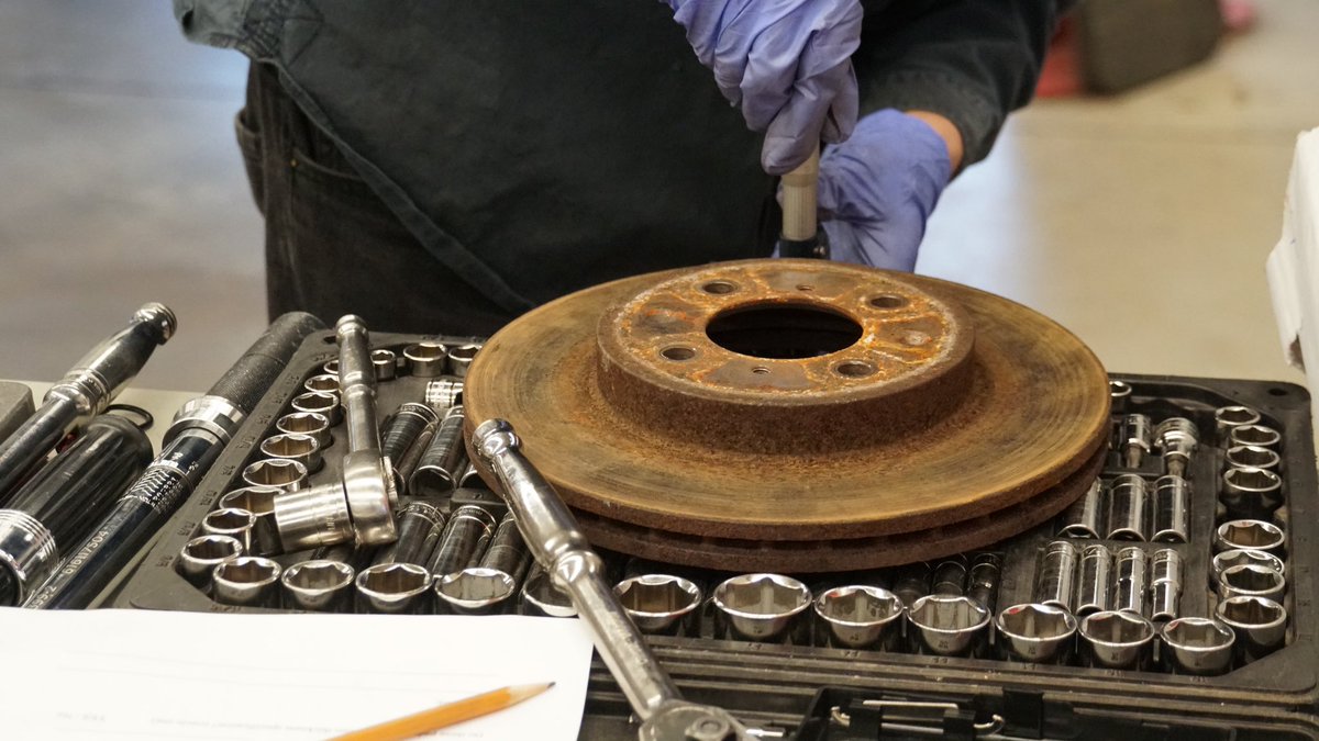 claytell's tweet image. Brakes, struts, engines. Are all a part of the Auto Service Technology Peel Skills competition. Thank you to Stephen Lewis SS for hosting. @PeelSchools #PeelSciTech