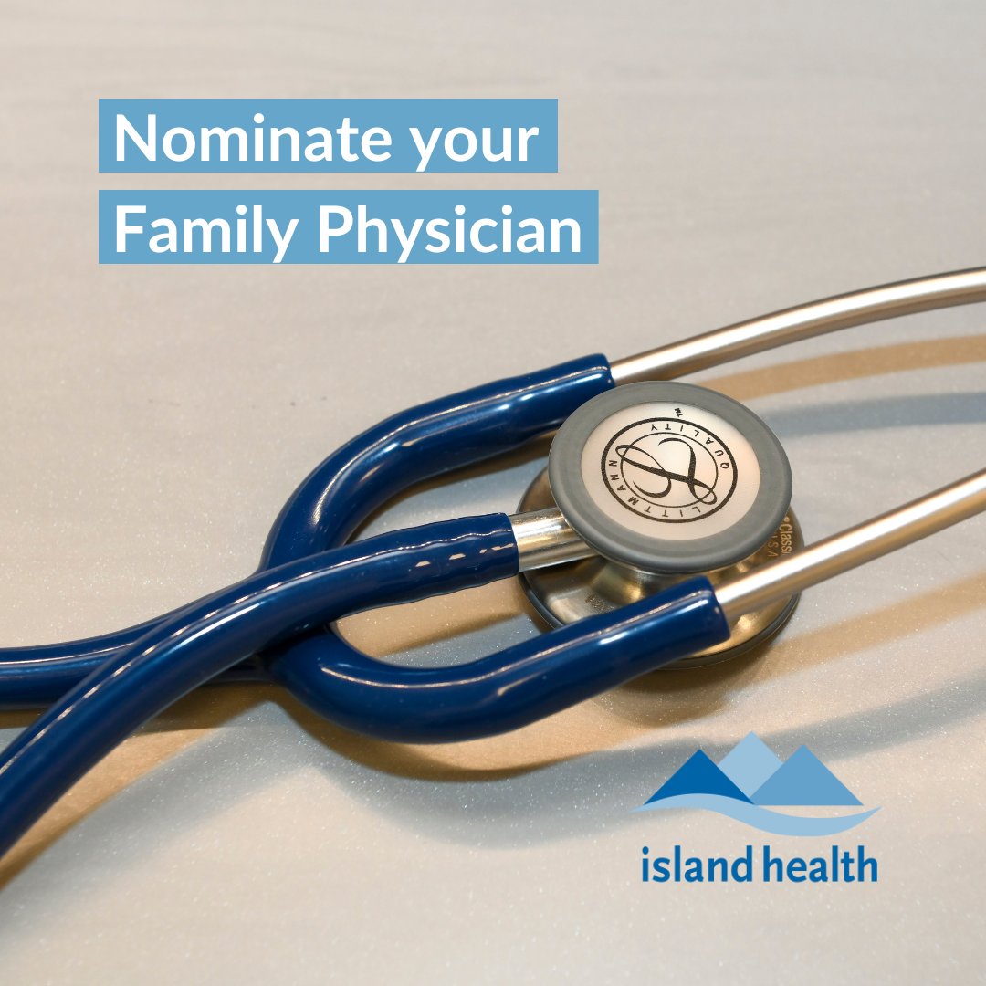 VIPhysicians's tweet photo. Do you have an incredible family physician? Nominate them for the 2024 My Family Doctor Awards! These awards give British Columbians the opportunity to celebrate the doctor-patient relationship that supports good health. https://t.co/pygxDNNG2R #BCCFPawards24 #FamilyMedicine https://t.co/t9GwqwrccX