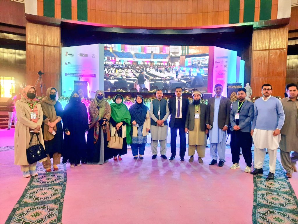 SwabiUniversity's tweet photo. The QEC and ORIC, #UniveristyOfSwabi participated in the 4th international conference organized by Pakistan Network of Quality Assurance in Higher Education (PNQAHE) in the Jinnah Convention, Islamabad. The #UniversityOfSwabi was one of the collaborators of the conference. https://t.co/Cy7qxPoPqE