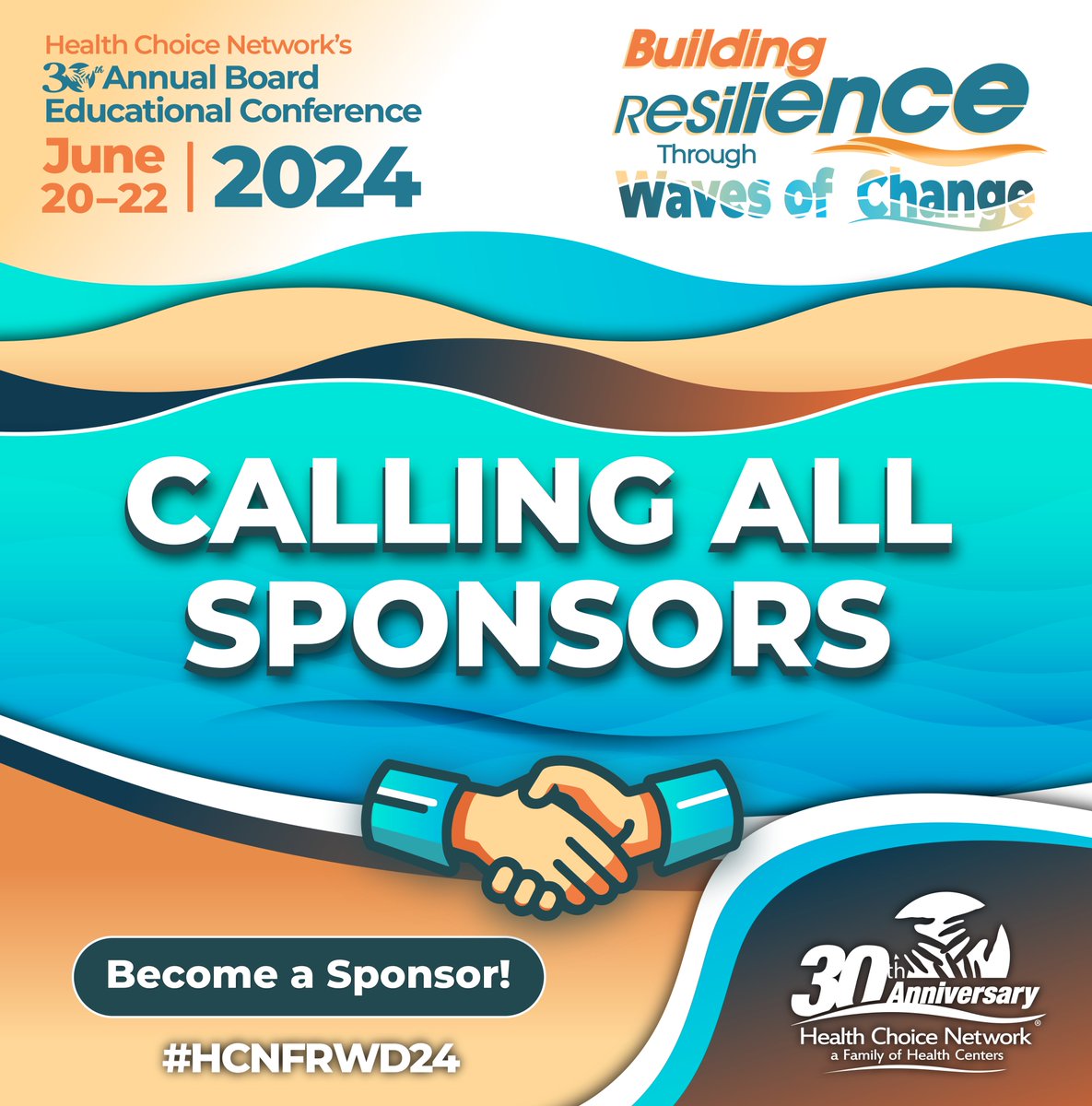 hcnetworkinc's tweet image. Become a sponsor today for HCN’s 30th Annual Board Educational Conference! Be part of our conference to drive partnership advantage and growth. Make your mark with the choice of high-value sponsorship packages. Learn more : hcnconference.hcnetwork.org/sponsors

#HCNFRWD #2024conference