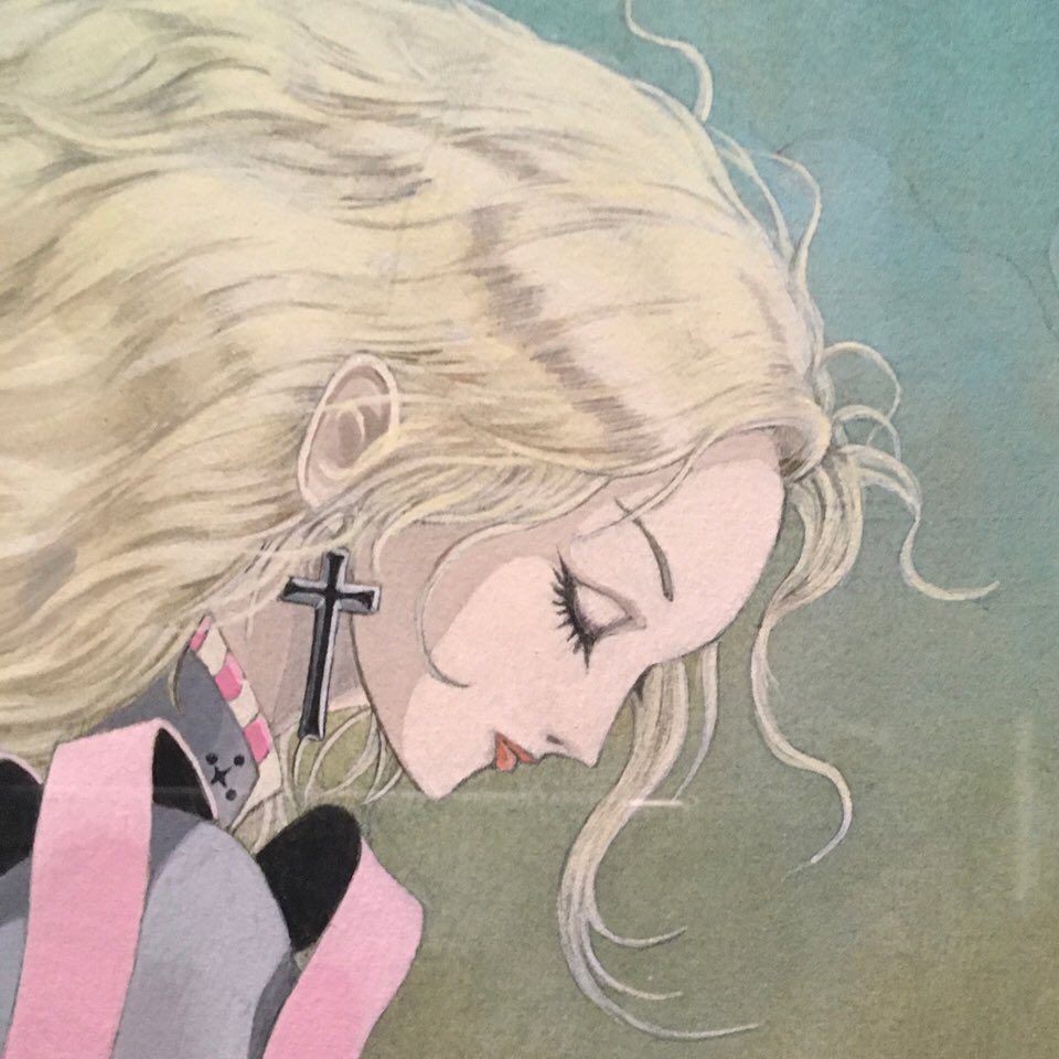 bpd_official's tweet photo. KAAL です。「DESIGNS 永野護デザイン展」に行ってきました。
『ファイブスター物語』の表紙原画１７点は圧巻でした。単行本サイズでは見えなかった細部を心ゆくまで鑑賞できて大満足！！

#永野護展 #ファイブスター物語 #永野護 #ゴティックメード #FSS #GTM #ニュータイプ #デザインズ7 https://t.co/FM1AtF4Hr8
