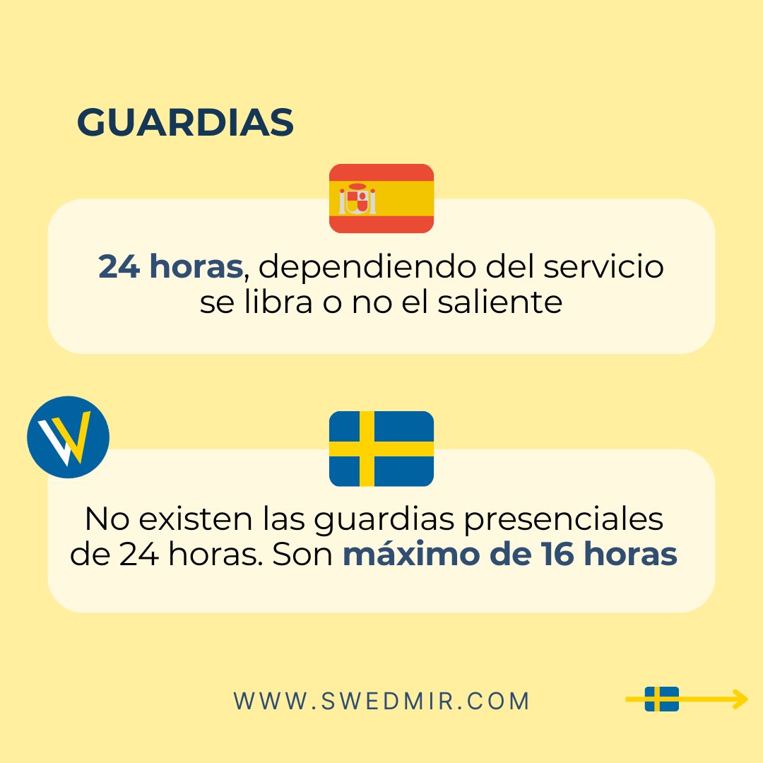 swedmir's tweet photo. Sabemos que la vida no gira únicamente en torno al trabajo, pero son precisamente los aspectos laborales los que están inclinando la balanza para que cada vez más médicos elijan Suecia para continuar su formación y carrera. https://t.co/MRwRbwVERH
