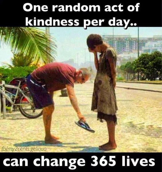 What's a small act of kindness someone has done for you that you'll never forget?
