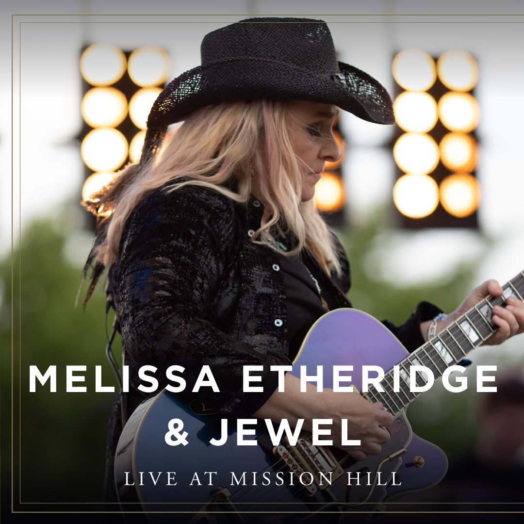 JUST ANNOUNCED - Melissa and @Jeweljk will rock the Mission Hill Winery on July 15th! Etheridge Nation Onsale: Coming Soon General Onsale: Monday, April 15 Tickets and more info at MelissaEtheridge.com #TeamME