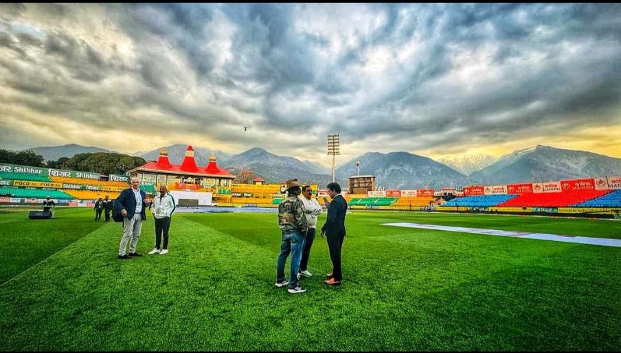 abhishereporter's tweet image. क्या स्टेडियम है? #hpca
#INDvsENG