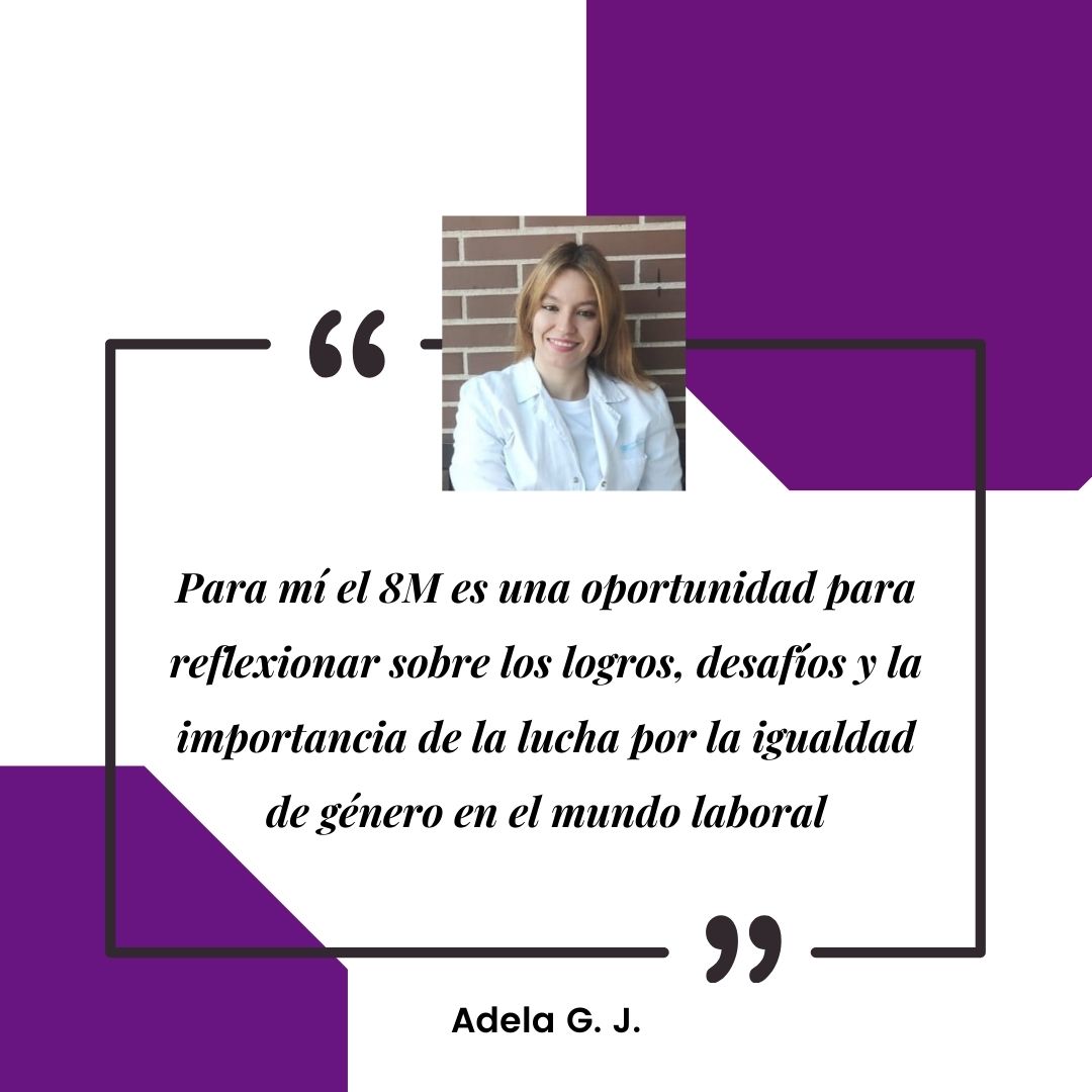 Hemos preguntado a nuestras socias qué significa el #8Marzo para ellas como investigadoras. Esta es la respuesta de Adela 👇