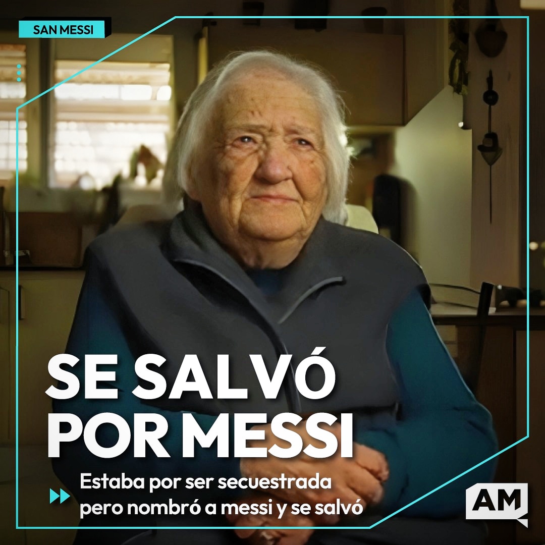 #SanMessi 🔟🪽 | Ester Cunio estuvo  punto de ser secuestrada por el grupo #Hamás pero #Messi le salvó la vida.

🗞 Leé la nota: noticiasam.com.ar/nota/1517/una-…