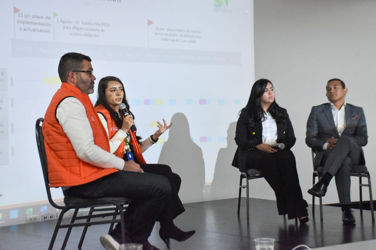 <a href="/ayda_ospina/">Ayda Lucy Ospina Arias</a> <a href="/ASOTRANS/">Asociación Nacional de Transportadores ASOTRANS</a> <a href="/AsociacionAditt/">ADITT</a> La implementación del Plan Estratégico de Seguridad es una herramienta que permite el fortalecimiento de las acciones de Vigilancia, Inspección y Control en materia de #SeguridadVial", Angela Galindo Directora de Promocion y Prevención de la Delegatura de Tránsito y Transporte.