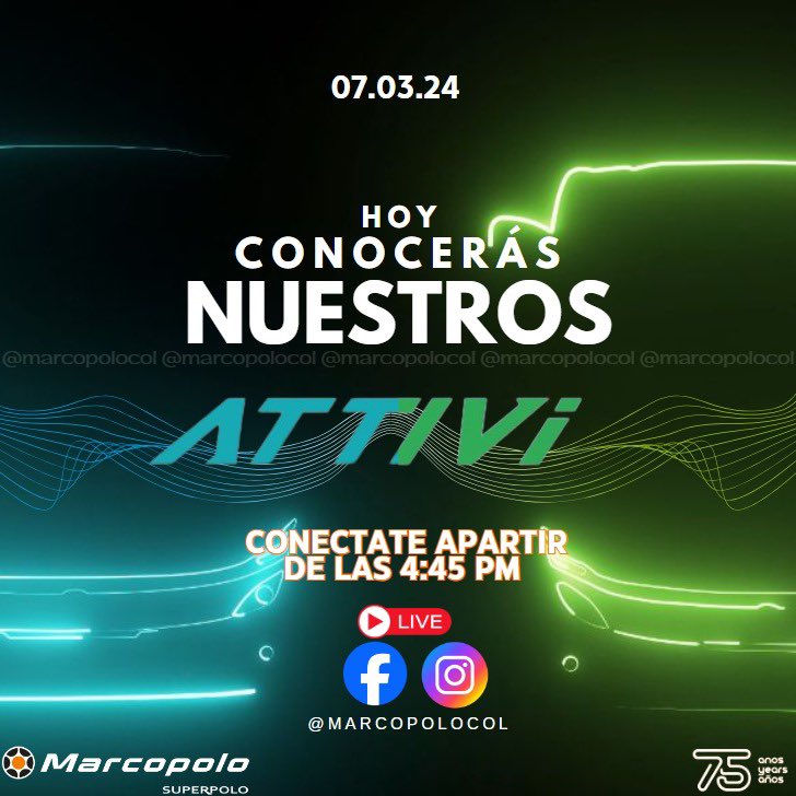 "🌟 ¡La cuenta regresiva ha comenzado! A las 4:40 PM, Latinoamérica será testigo de un momento histórico. 🚌💨 Los nuevos buses están a punto de revelarse al mundo. ¿Qué sorpresas nos esperan? 🌎🔍