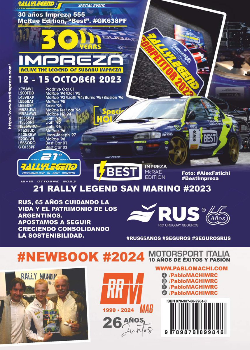 PabloMACHIWRC's tweet photo. #RRMWRCMAG #185 MARZO #2024
#RallyMontecarlo #WRCHY
La explosión y pasión interminable
SS 2 Bayons - Bréziers (Les Tourniquets)
Simone Campedelli, el “as” de la Step Five, regresa al #CIRally #2024. Daniela Urzi, de Argentina con el glamour de París, soñando al #WRC en Mónaco https://t.co/mtuDsX7OuG