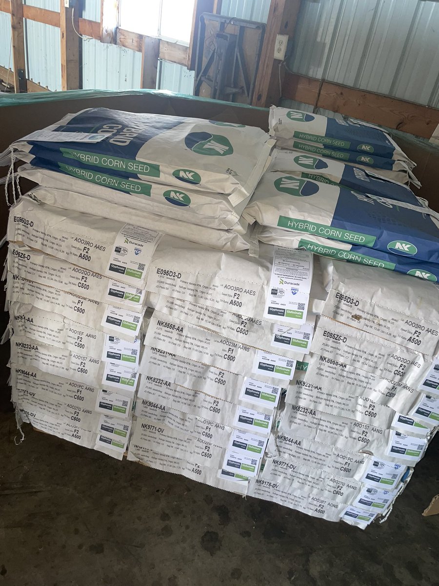 The sun is shining and there’s @NKSeeds plot seed in the shed. Hard to have a bad day with that equation!! ☀️+🌽= 🤩