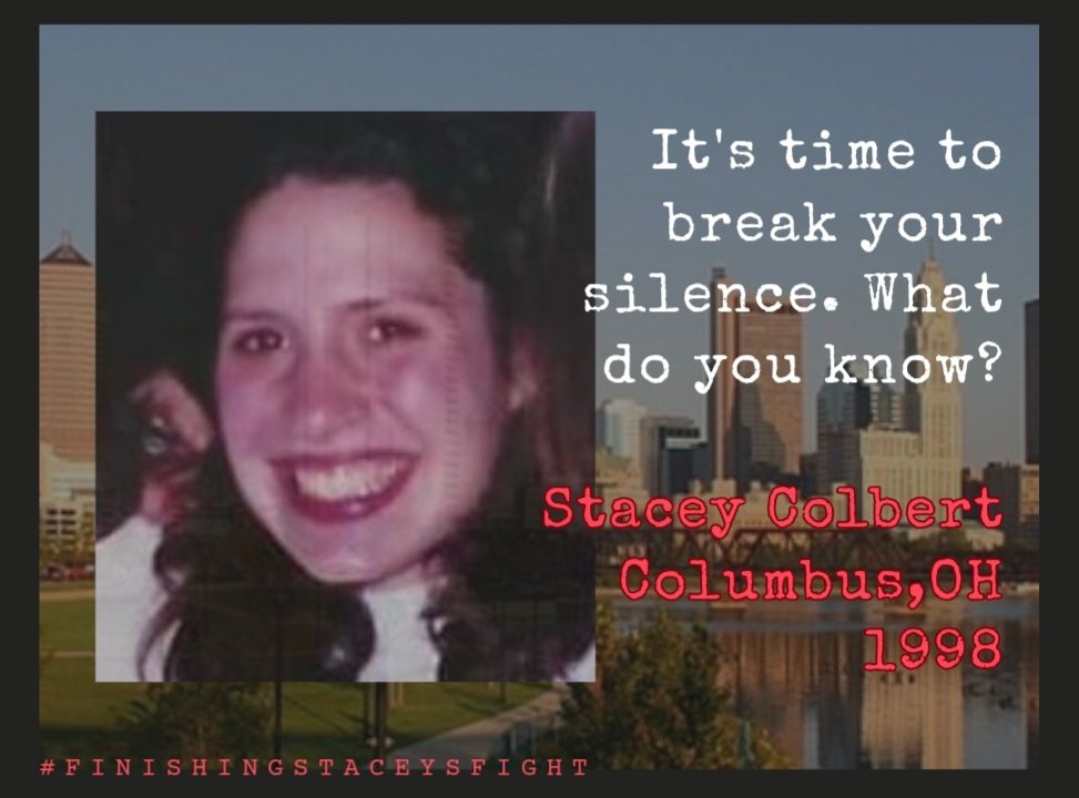 Stacey deserves justice ⚖️
If you have any information, even just a rumor, please reach out. You can remain anonymous 

#neverforgotten #truecrime #FinishingStaceysFight #WeLiveForEachOther #alphadeltapi #theohiostateuniversity #truecrime #ohiocrime #StaceyColbert #StaceysArmy