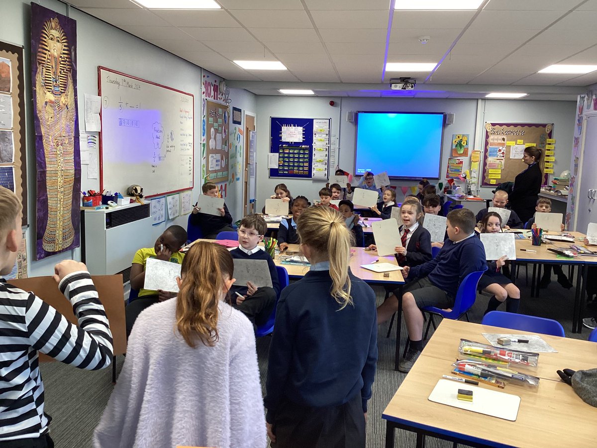 ctkrcps's tweet photo. Year 4 had lots of fun with fractions today- they worked in teams to collect data, represent it as fractions and present it to the classโฆ29/29 members of our class want to do this activity again! ๐งฎ #creativemaths https://t.co/PZnERVstyZ