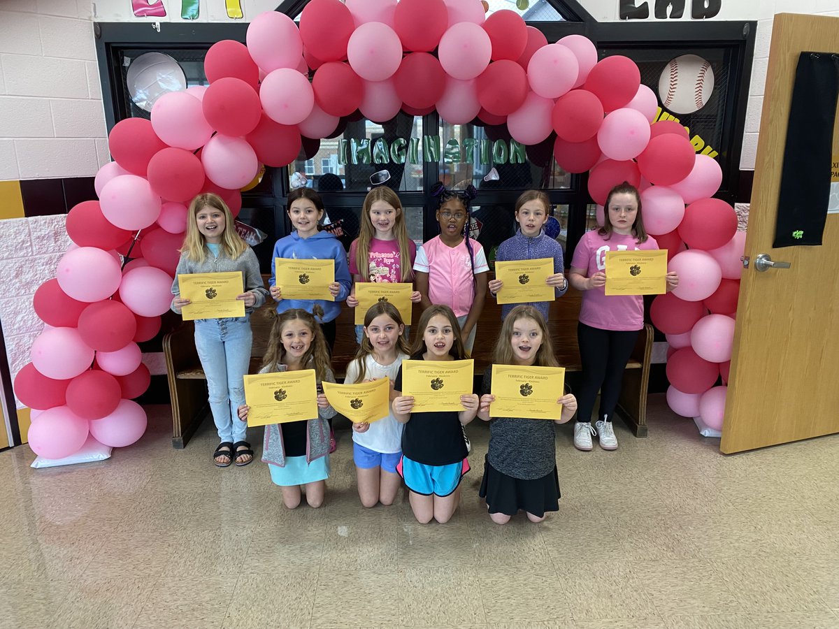 🐯Let's give a big Festus Tiger shout-out to our February Terrific Tigers.  These students were chosen by their teachers because they were the best examples of the February character word of the month:  Kindness.  
#WeAreFestus