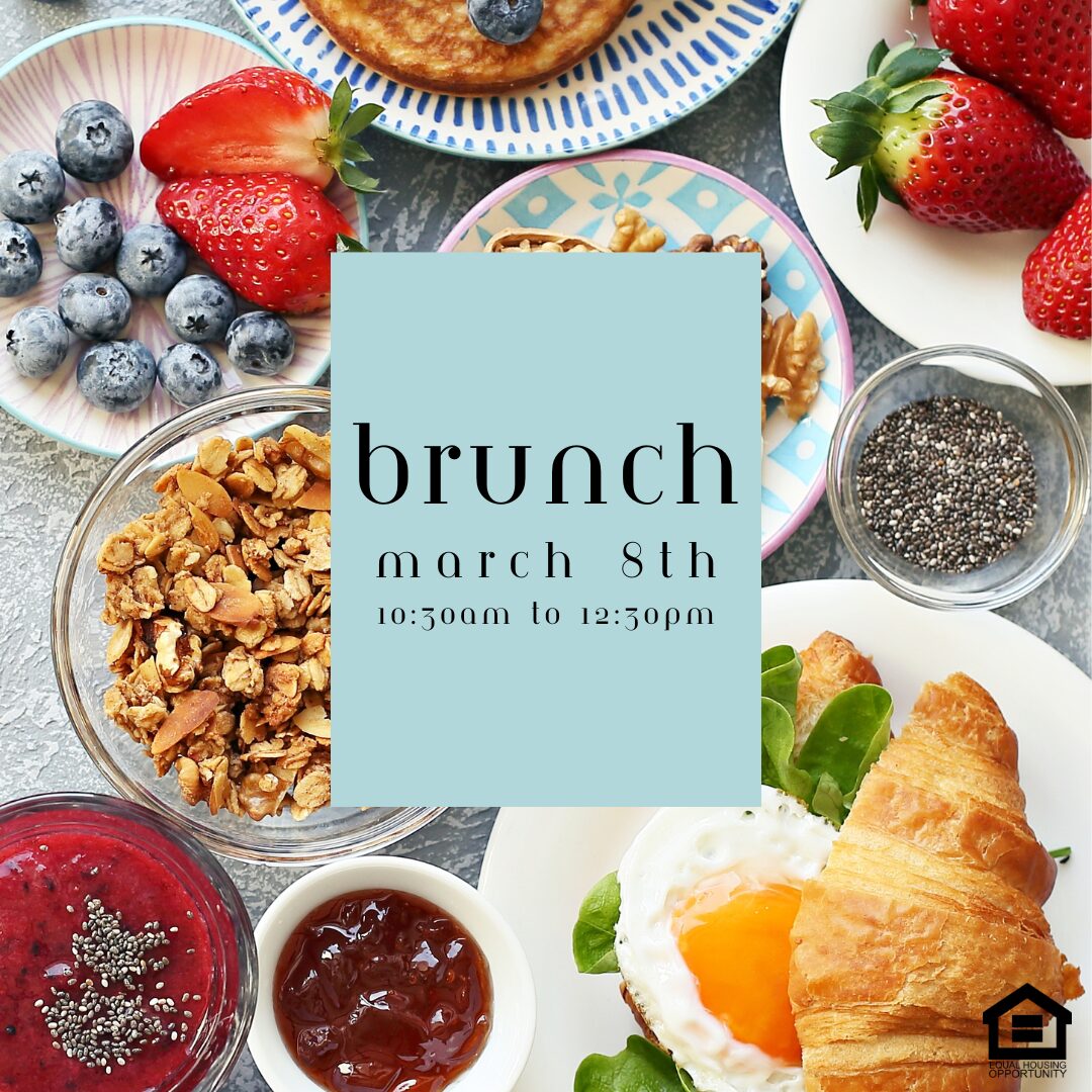 We would love for you to join us in the lobby tomorrow morning from 10:30am to 12:30pm for Brunch. 🥞🧃☕
 #BrunchLovers #CommunityBrunch #BrunchWithFriends #DavisGardensApartments #DavisGardensSocials