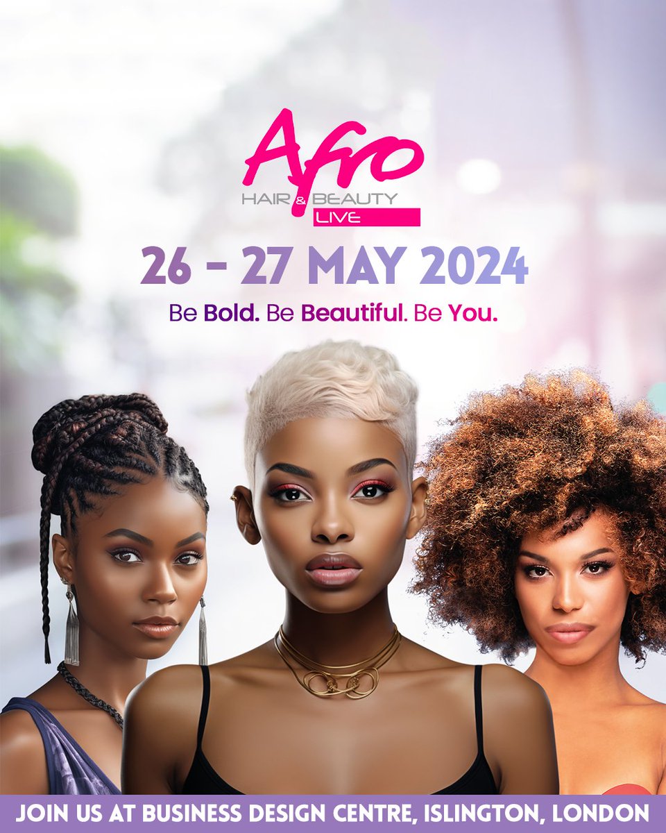 LONDON, WE’RE BACK! 🫶🏾 Afro Hair &amp; Beauty LIVE returns on 26th - 27th May 2024 for its 42nd edition!
➡️ Early-bird tickets: t.ly/qi_HT