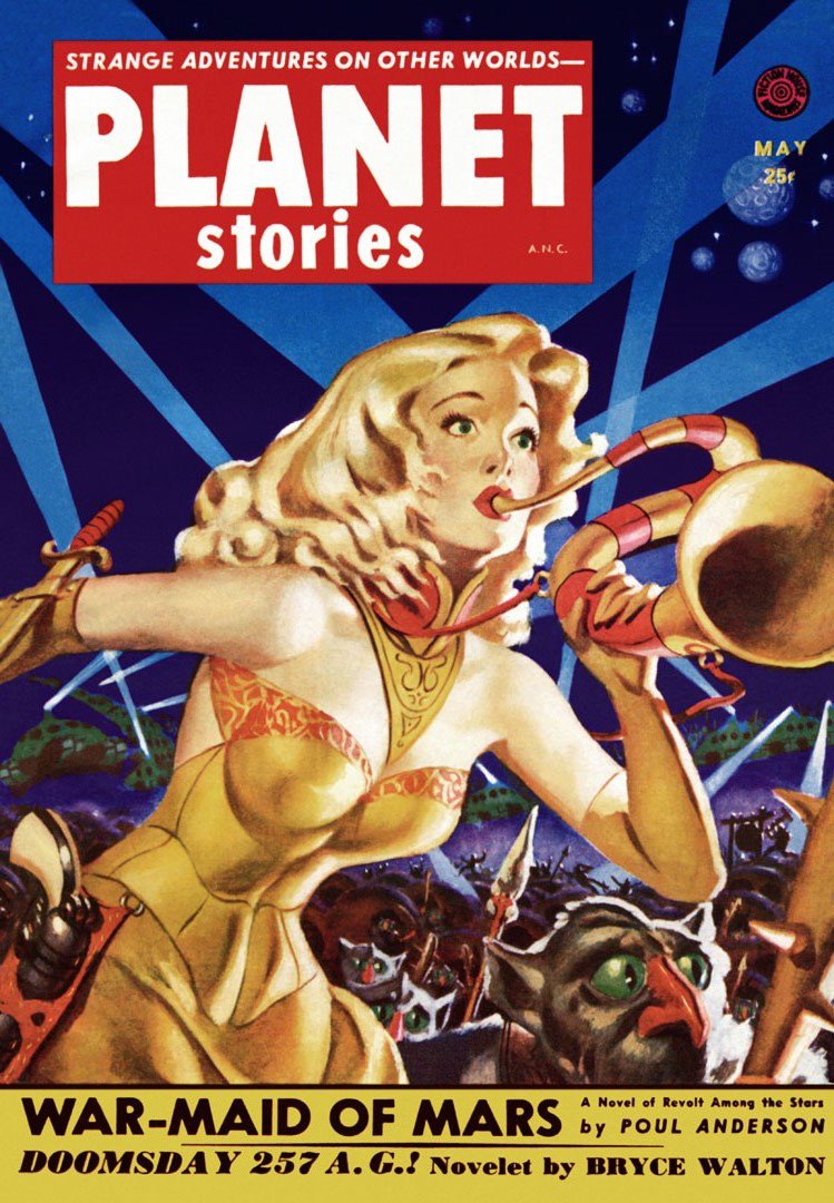 Planet Stories Magazine Cover Art - 40 Trading Cards Set 
- Available Now to Order Here: amazon.com/dp/B06Y1WP2T2?…

- #SciFi #AmazonDeals #magazine #SciFi #PulpArt 
#ArtCards #ClassicArt #Pulps #CoverArt