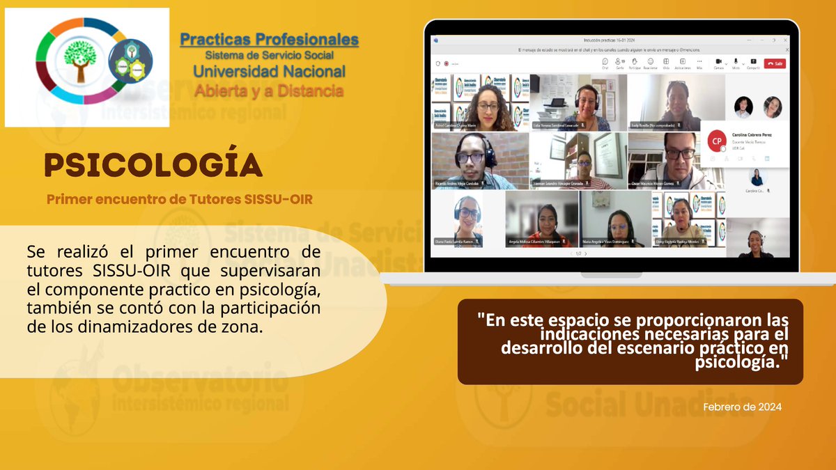 El OIR de las Regiones UNAD tweet media