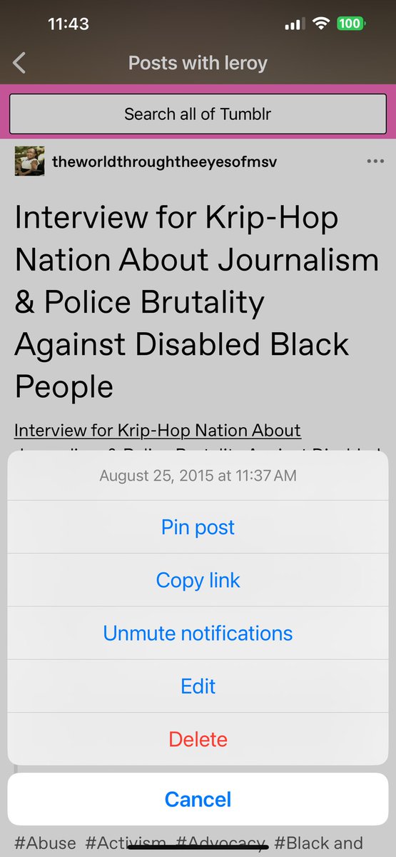 This is why I’m the Queen of receipts. 

You say that I don’t have the right to discuss police brutality - you must’ve forgotten about this 2015 interview we did, @kriphopnation   

Now keep my name out of your fucking mouth & tweets.