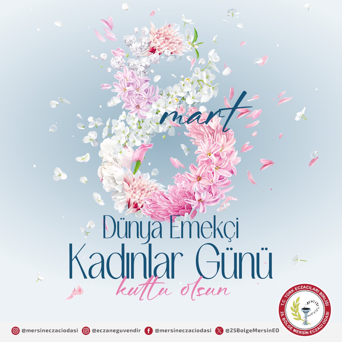 Gücüyle, duruşuyla yaşamın her alanında başarıyla yer alan; toplumun vazgeçilmez temel direği, bizi biz yapan değerli kadınlarımızın 8 Mart Dünya Emekçi Kadınlar Günü kutlu olsun!